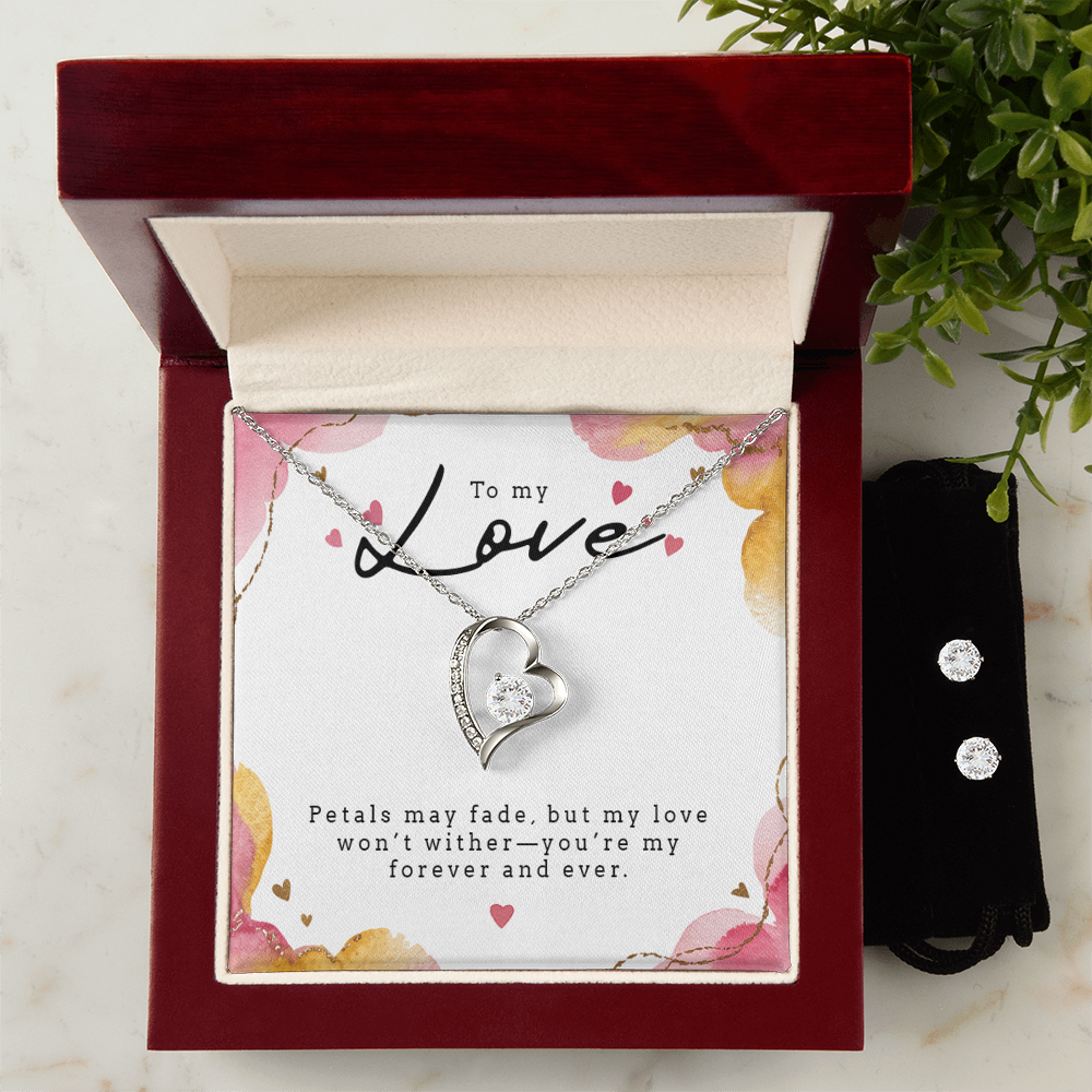 Forever Love Necklace & Earring Set