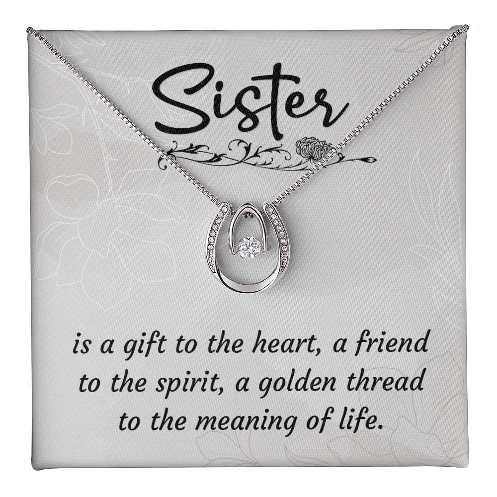 Lucky In Love Necklace- From your Brother
