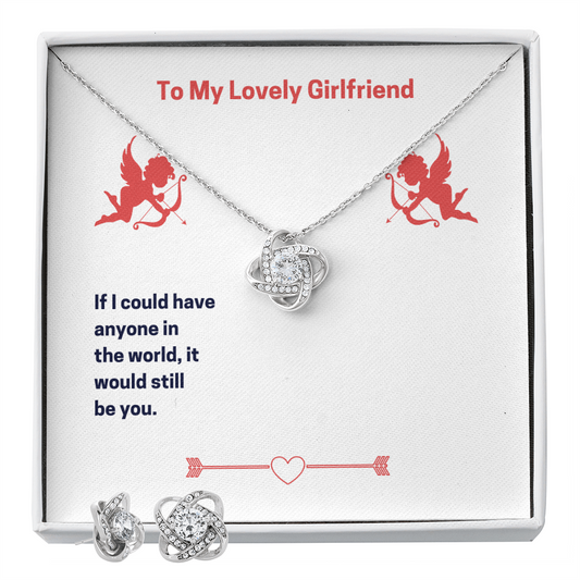 Alluring Beauty Necklace & Earring Set - From you Boyfriend