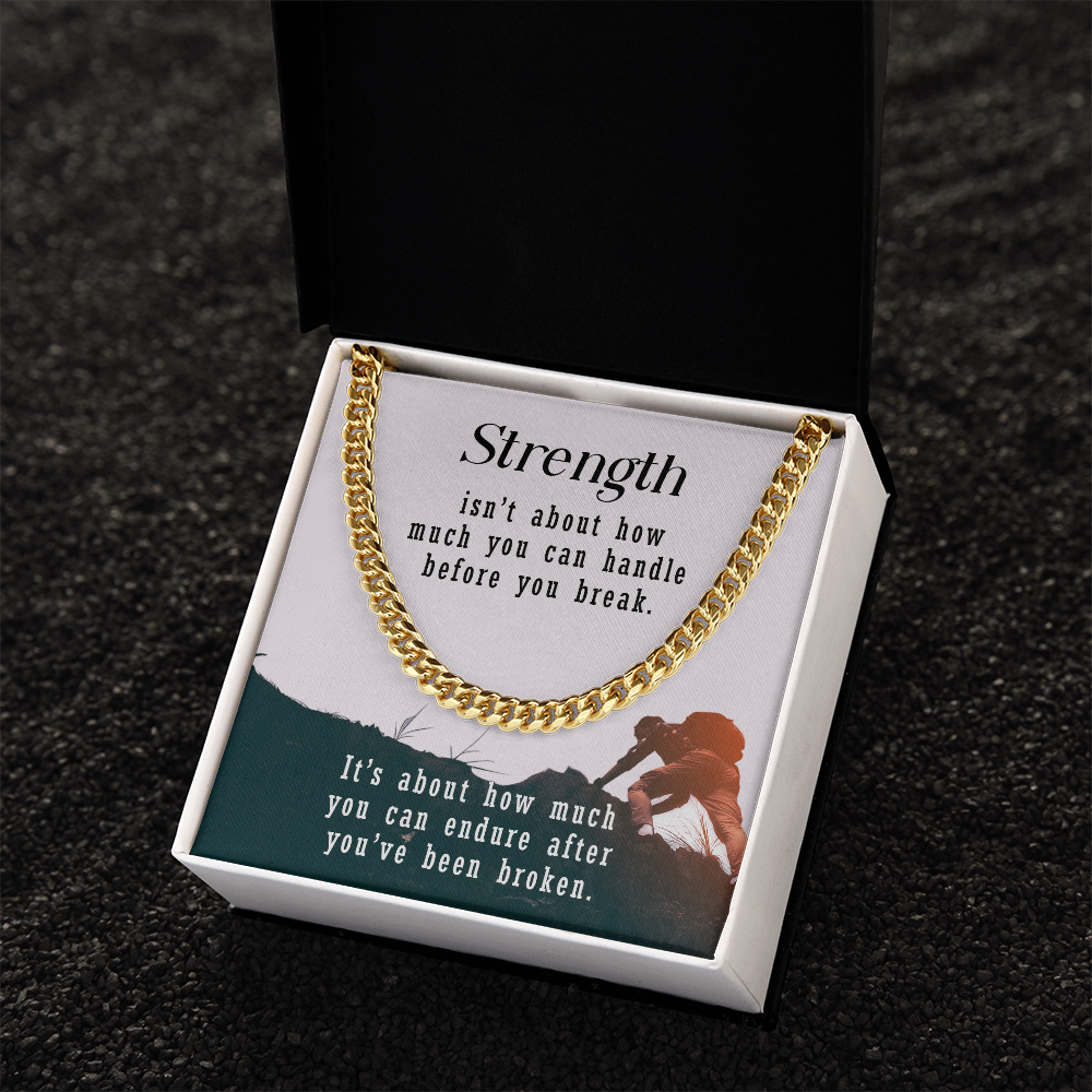 Collier à maillons cubains gourmette, cadeau pour lui, cadeau pour elle 