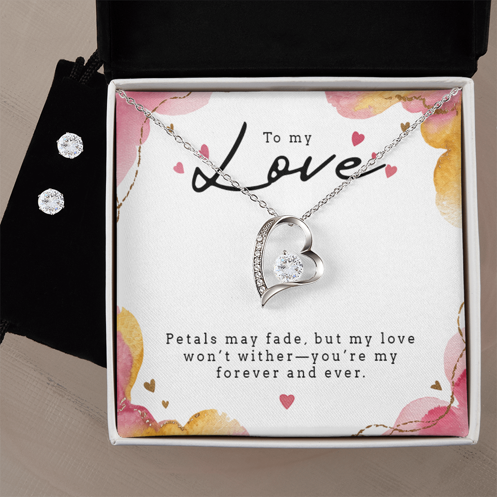 Forever Love Necklace & Earring Set